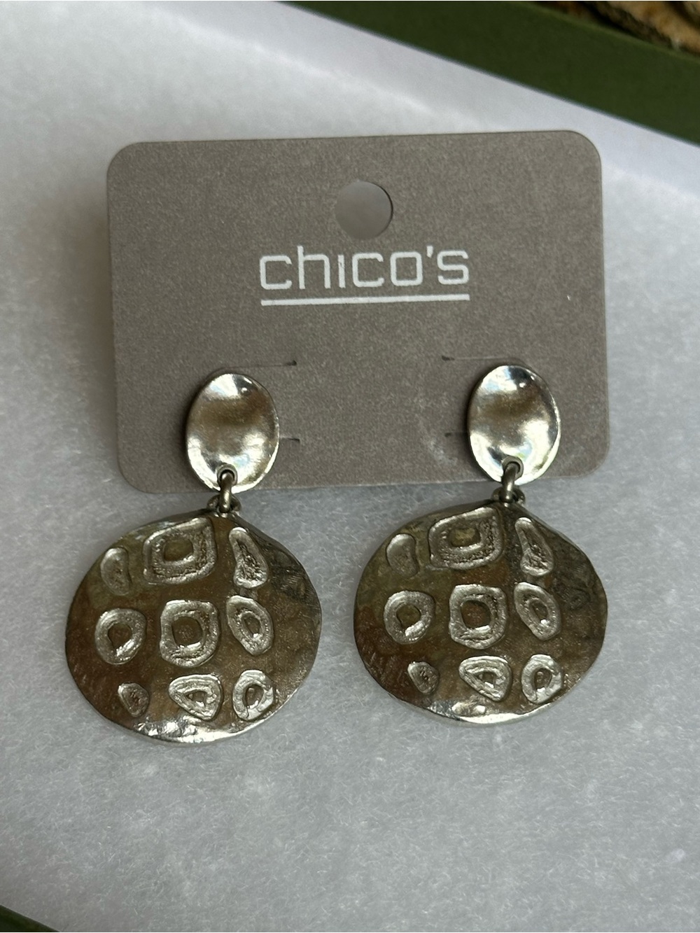 NWT Chico's dangle earrings
